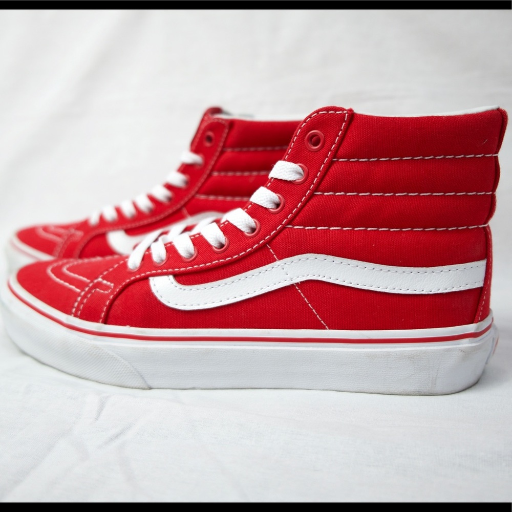 Sk8-Hi Slims- Red